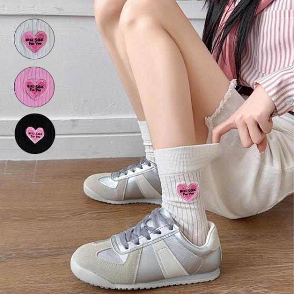 1+1 KiKi 메쉬 중목 양말 스트릿룩 여름 패션양말 골