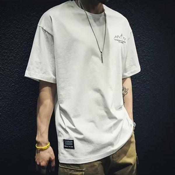 마운틴 남성 프린팅 반팔 티셔츠