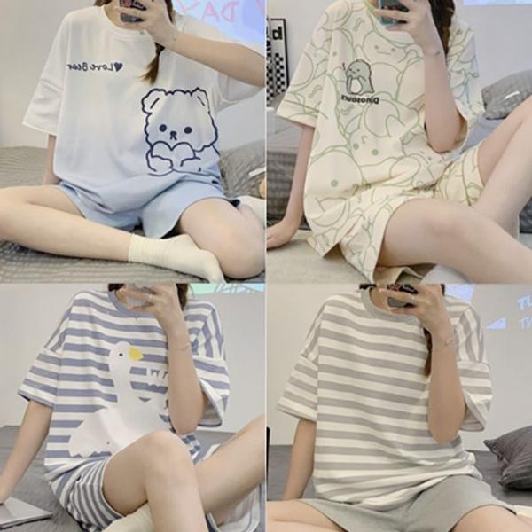 플레이 잠옷 여성 상하세트
