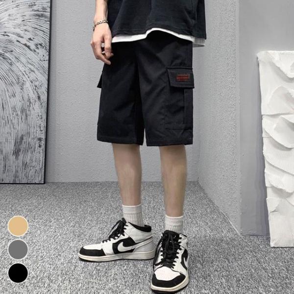 남성 캐주얼 밴딩 카고 반바지