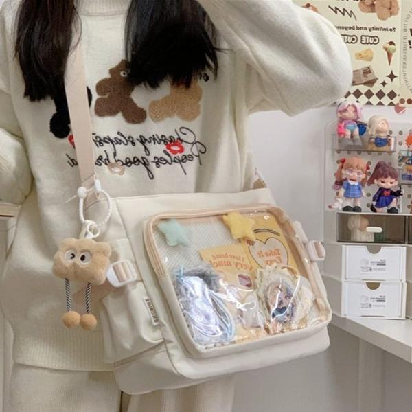 투명 사각 크로스백 PVC 가방 덕질가방 야구 직관가방