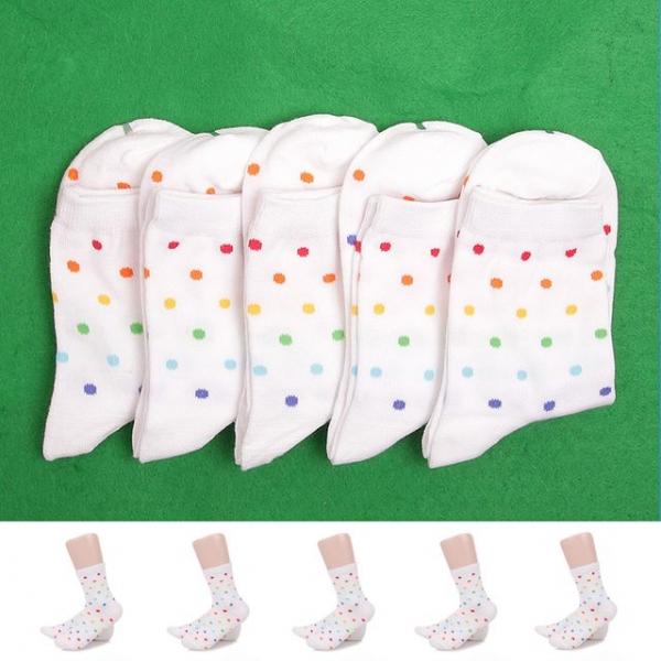 여자 케쥬얼양말(땡땡이) 1켤레
