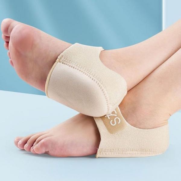 뒤꿈치 보호 패드 두꺼운 쿠션 양말