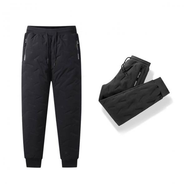 압열 누빔 양털 패딩바지 방한 보온성 겨울조거팬츠