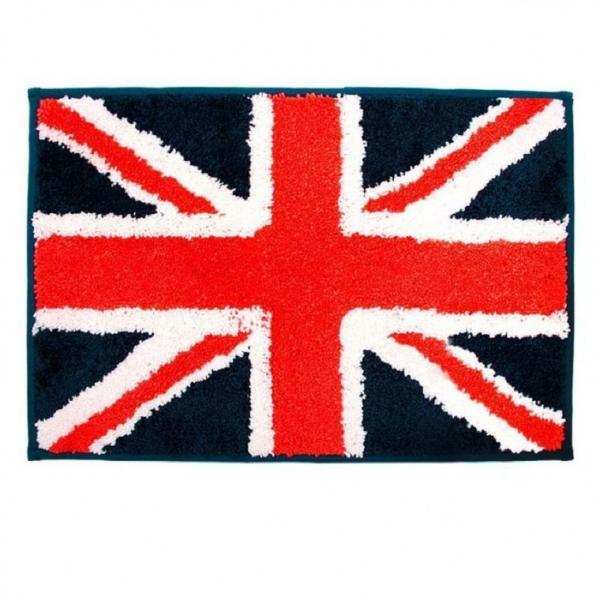 유니언 플레그 극세사 발매트 레드