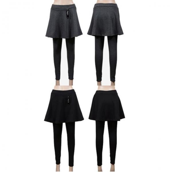 (스킨센스)융털 기모 겨울 플레어 치마 레깅스