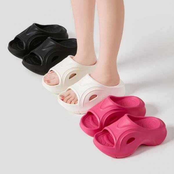 키높이 통굽 EVA 여성 슬리퍼