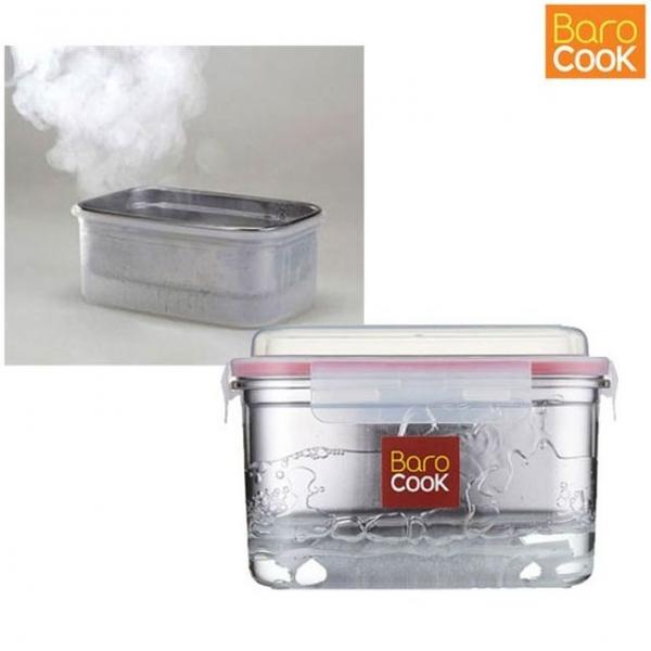 바로쿡 발열 도시락 1200ml 1P 보온 도시락 음식통