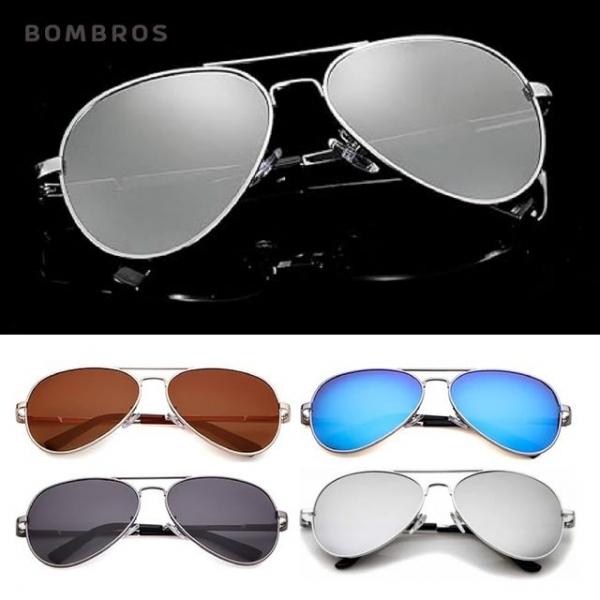 남성 항공 조종사 빅사이즈 편광 보잉 미러선글라스