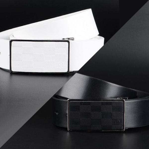 소가죽 남성 여성 골프벨트 블랙 화이트 허리띠