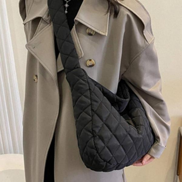 퀄팅 패딩 보부상가방 누빔 빅사이즈 바디크로스백 숄더백 크로스 여성