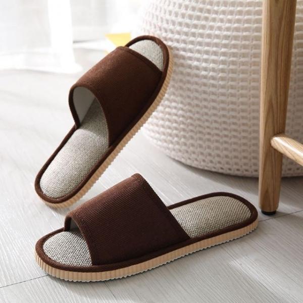 층간소음슬리퍼 발편한슬리퍼 브라운 남성용