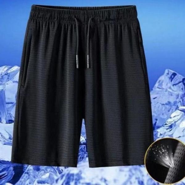 남성 여름 메쉬 쿨 스판 반바지 아이스 팬츠 반바지