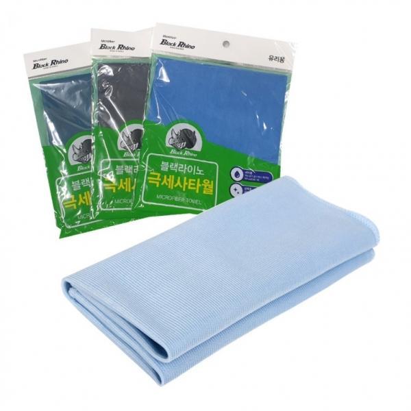 블랙라이노763 유리용 극세사 타올 타월