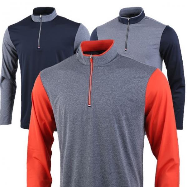 스판덱스 남성 반집업/긴팔/스판/쿨론/에어로쿨