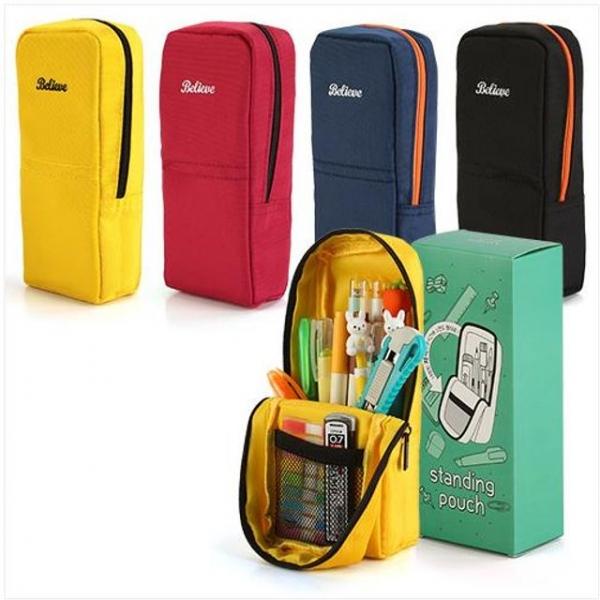 스탠딩필통 스탠딩파우치 소폼가방 필통 화장품가방