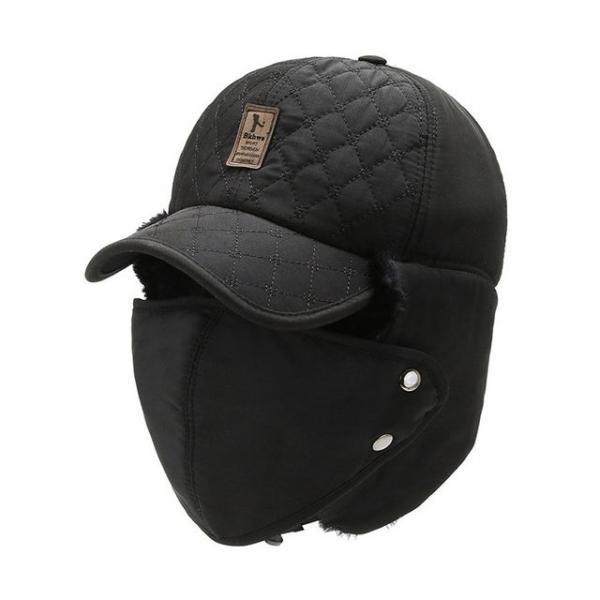 BKH 골프 방한모자 방한모 귀달이모자 마스크탈부착