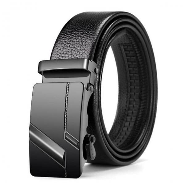 남성 기본 정장 회사원 스타일 인조가죽 자동 밸트