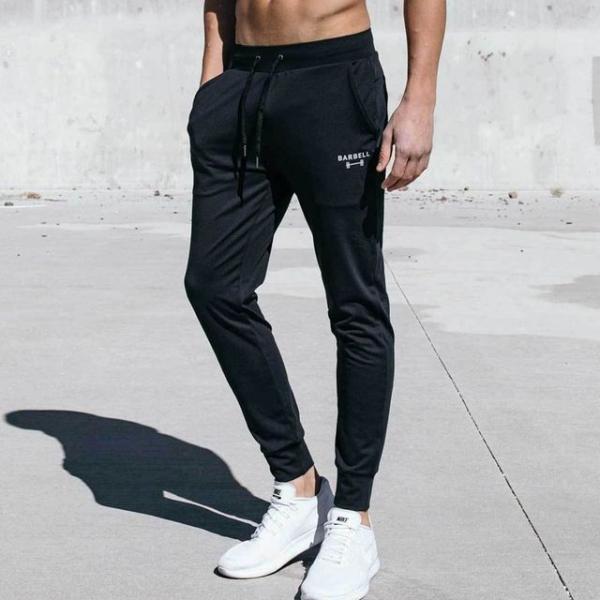 남성 BARBELL 트레이닝 바지 머슬핏 슬림핏 운동복