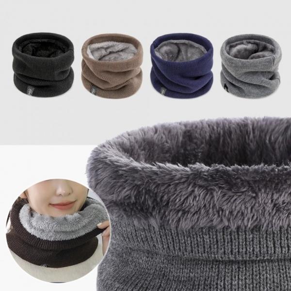 니트벨벳넥워머 남녀공용 겨울 방한마스크 바라클라바