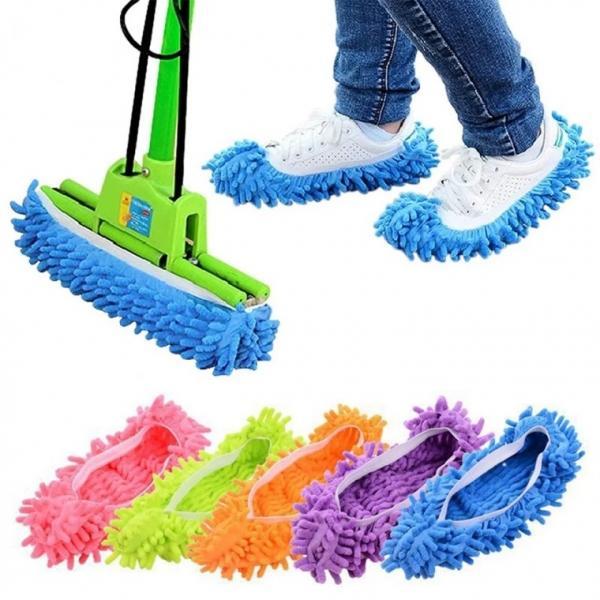 극세사 슬리퍼 걸레 바닥 한켤레 밀대 물걸레 덧신