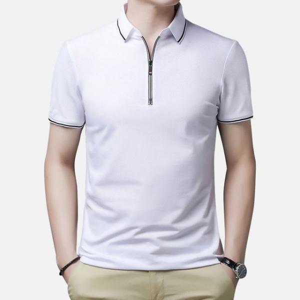 남자 반팔카라티 여름 시보리 쿨링 PK 카라넥 티셔츠