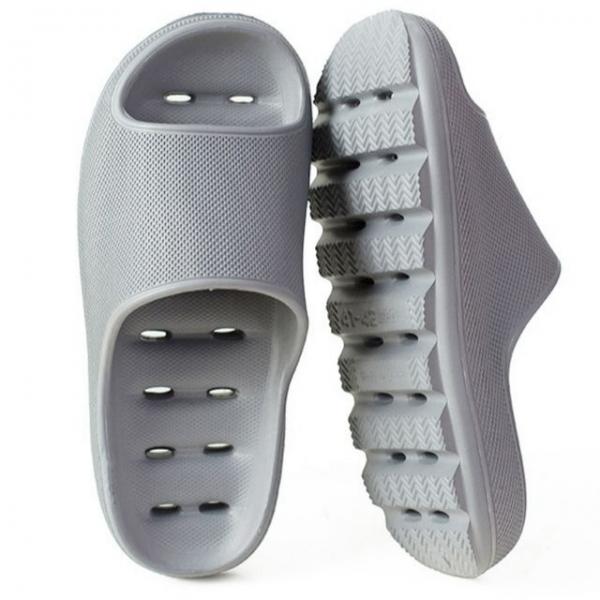 EVA 소프트 물빠짐 슬리퍼 남성용 그레이