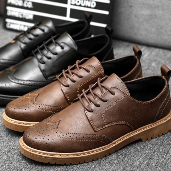 캐주얼 남성화 2컬러 남자 구두 베이직 플랫 로퍼