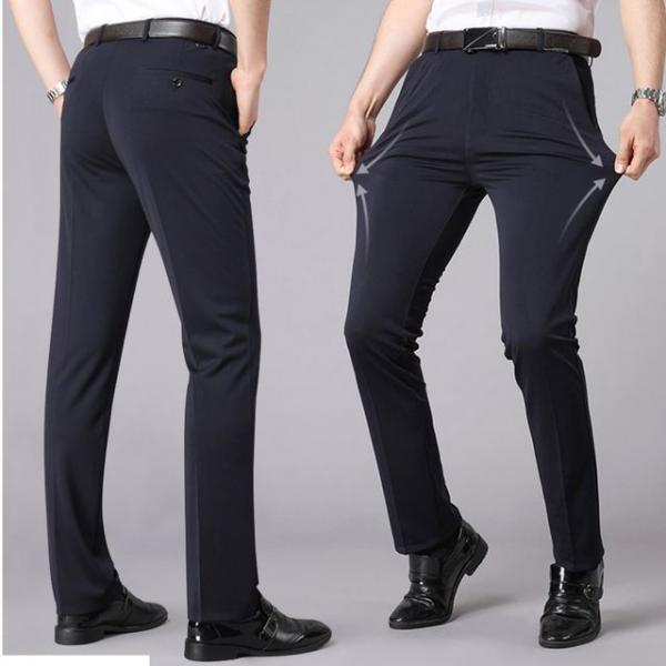 남자 봄 정장바지 4면스판 구김없는 일자핏 팬츠