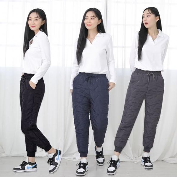 고주파바지 패딩 방한 솜바지 방수 방한팬츠 작업복