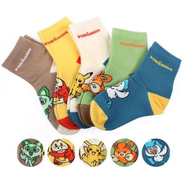 스터 중목양말 5족 1세트 캐릭터 5-10세 (선택)