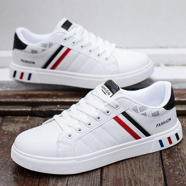 깔끔한 디자인 남성 데일리 사선 패션 운동화 단화