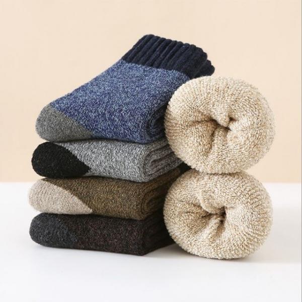 혹한기 두꺼운 남성 겨울양말 울양말 방한 중목양말