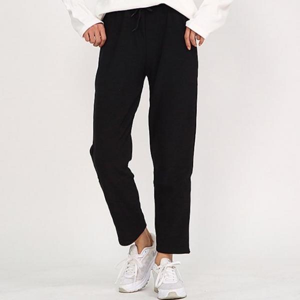 여자 기모바지 융털바지 겨울바지 블랙