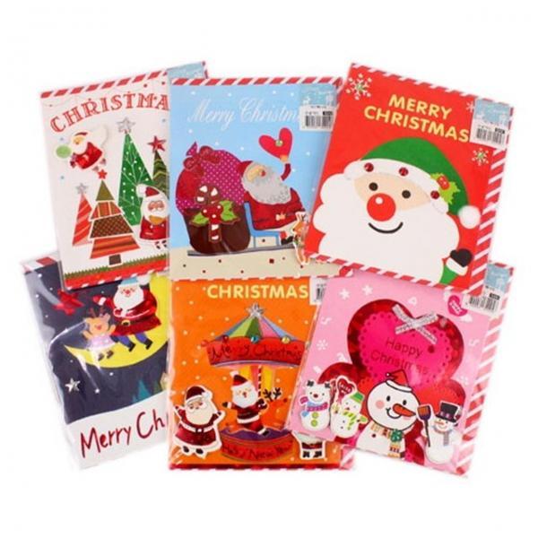 크리스마스 성탄 입체 카드 D타입 X40개