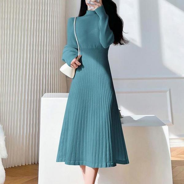 니트롱원피스 직장인 오피스룩 니트 원피스 겨울 치마