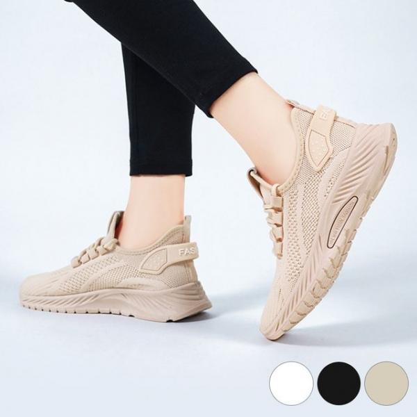 여성 운동화 발이 편한 가벼운 신발 논슬립 스니커즈