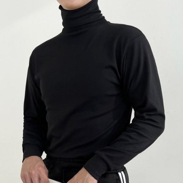 남자 긴 목폴라티 겨울 가을 코트이너 직장인