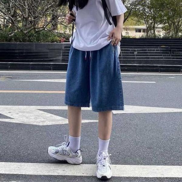 여성 데님 반바지 청반바지