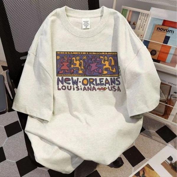 남성 목안늘어나는 순면 티셔츠 1P 여름 반팔티 패션