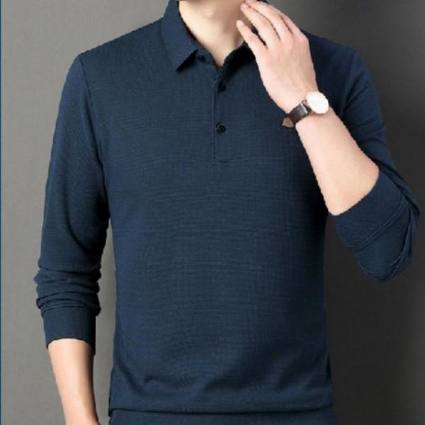 남성카라긴팔티 남자 베이직 긴팔 카라티 PK 티셔츠