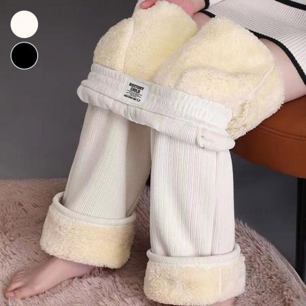 여성 방한 융기모 밴딩 팬츠 겨울 바지