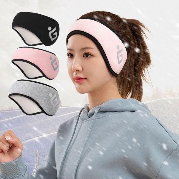 GE 이어 커버   방한 헤어밴드 워머 귀마개 스키 보드