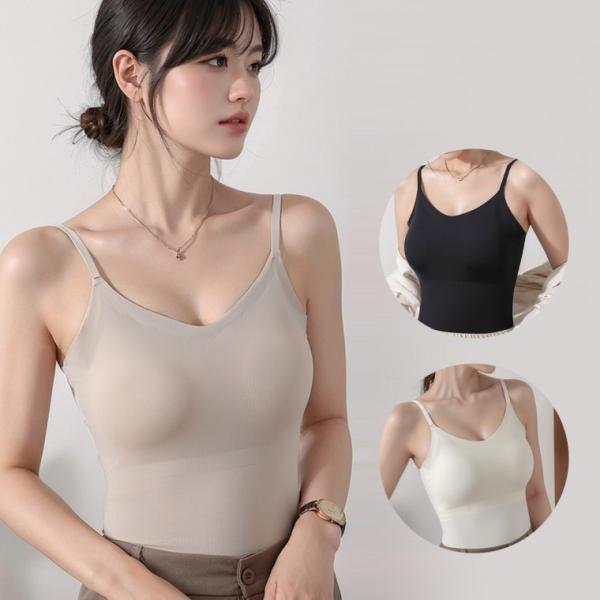 나일론슬링캡나시 여자 끈나시 브라탑 런닝 브라렛