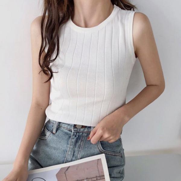 베이직 기본 디자인 단품 이너 여자 민소매 나시티