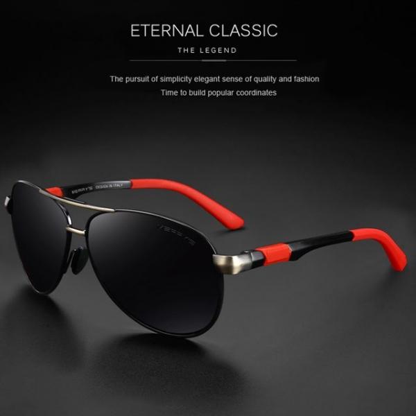 MERRYS 클래식 보잉 남성 편광 선글라스