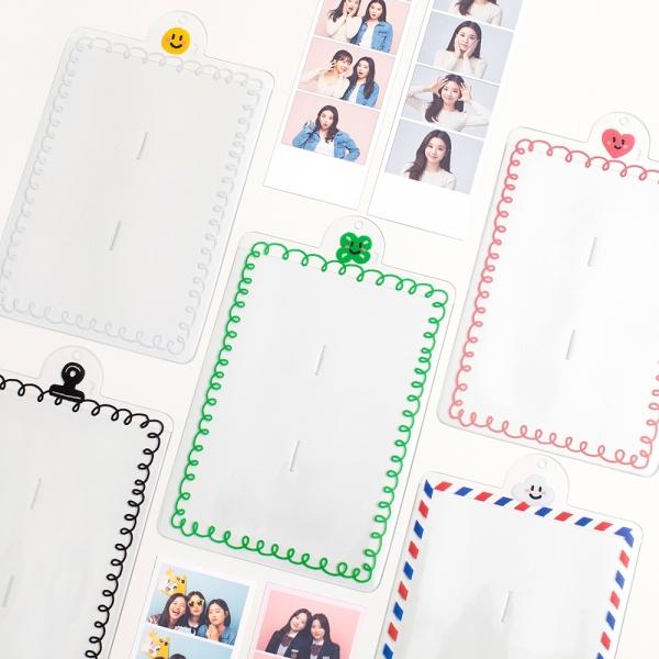 더블 네컷사진 홀더 스마일