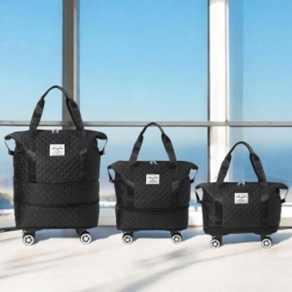 아이러빗2단확장보스턴백(블랙)바퀴달린여행가방