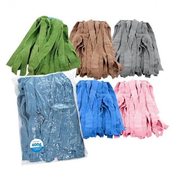 두툼하고 잘닦이는 국산 극세사 유색 마포걸레 교체용걸레(400g) 마대걸레리필(색상랜덤)