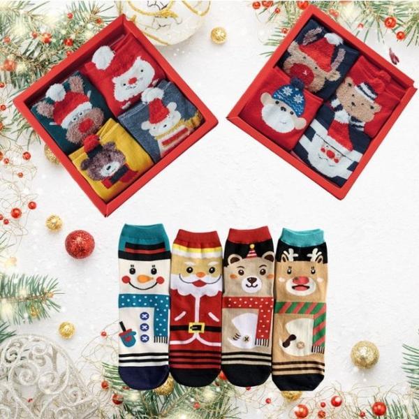 크리스마스 양말세트 4켤레 선물세트 기획전